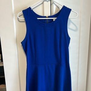 deep blue dress